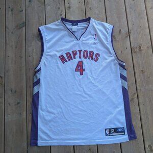 Vintage Reebok Made In Korea Toronto Raptors #4 Bosh Jersey Size XL